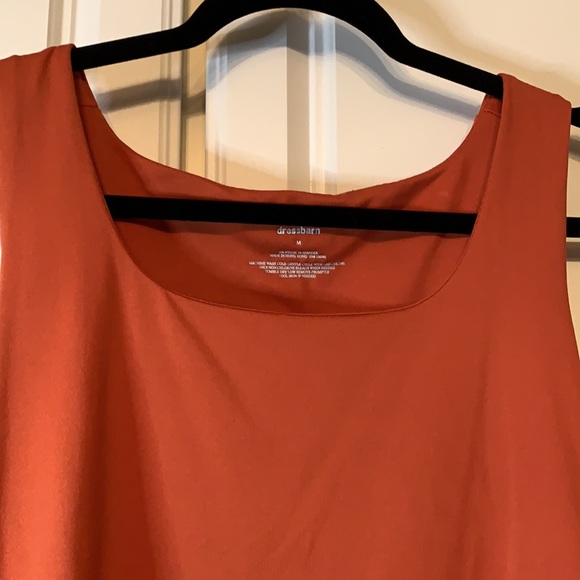 dressbarn Tops Dressbarn Medium Orange Tank Top Poshmark